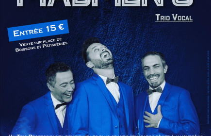 Spectacle au profit de MARS BLEU avec le trio des MADMEN'S